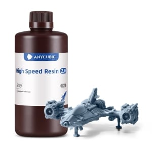 Anycubic High Speed Resin 2.0 1KG For LCD 3D Printers - Grey