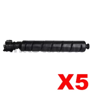 5 x Non-Genuine alternative for TK-8549K Black Toner Cartridge suitable for Kyocera TASKalfa 4054ci - 30,000 pages
