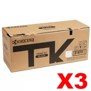 3  x Genuine Kyocera TK-5484K Black Toner Cartridge ECOSYS MA2101cfx, MA2101cwfx, PA2101cx, PA2101cwx - 1,250 pages