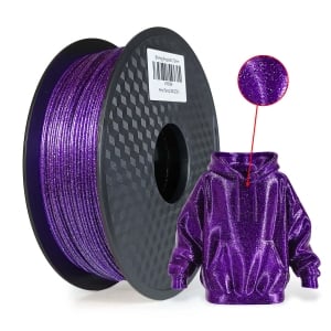 1 x Glitter PLA 3D Filament 1.75mm Shining Purple - 1KG