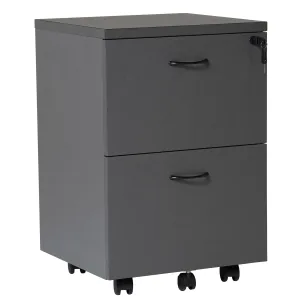 Rapidline Rapid Worker Mobile Pedestal - 2 File Drawers  - Ironstone