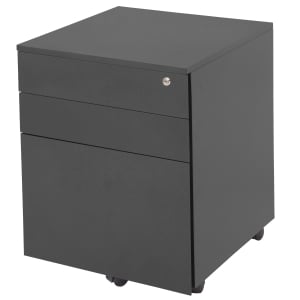 Rapidline GO Mobile Pedestal - 3 Drawer - Graphite
