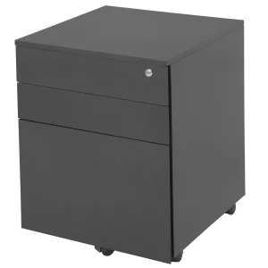 Rapidline GO Mobile Pedestal - 3 Drawer - Graphite