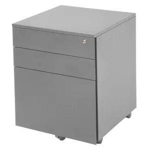 Rapidline GO Mobile Pedestal - 3 Drawer - Precious Silver