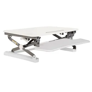 Rapid Desk Riser - Medium - White Plastic