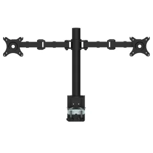 Rapidline Revolve Dual Monitor Arm - Black Plastic