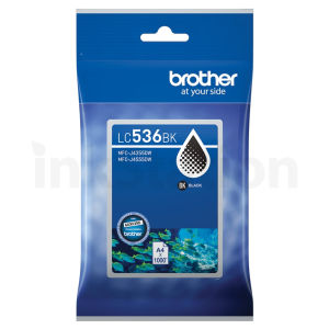 Genuine Brother LC-536BK Black Ink Cartridge - 1,000 pages