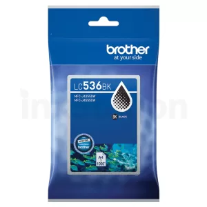 Genuine Brother LC-536BK Black Ink Cartridge - 1,000 pages