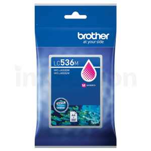Genuine Brother LC-536M Magenta Ink Cartridge - 900 pages