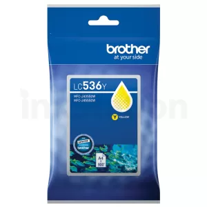 Genuine Brother LC-536Y Yellow Ink Cartridge - 900 pages