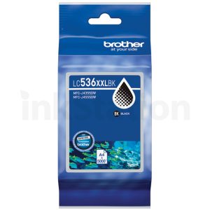 Genuine Brother LC-536XXLBK Black Extra High Yield Ink Cartridge - 5,000 pages