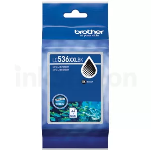 Genuine Brother LC-536XXLBK Black Extra High Yield Ink Cartridge - 5,000 pages