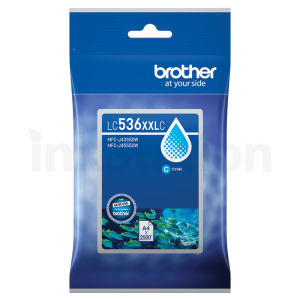 Genuine Brother LC-536XXLC Cyan Extra High Yield Ink Cartridge - 2,500 pages