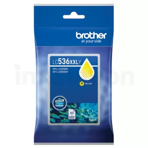 Genuine Brother LC-536XXLY Yellow Extra High Yield Ink Cartridge - 2,500 pages