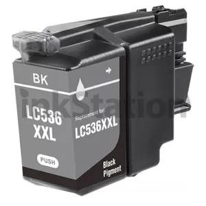 Compatible Brother LC-536XXLBK Black Extra High Yield Ink Cartridge - 5,000 pages
