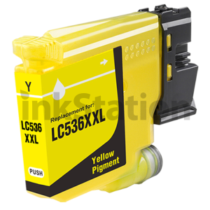 Compatible Brother LC-536XXLY Yellow Extra High Yield Ink Cartridge - 2,500 pages