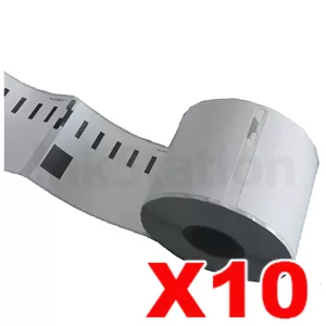 10 x Dymo SD99015 / S0722440 Compatible Multi Purpose Label Roll 54mm x 70mm - 320 labels per roll (with chip) for LabelWriter 550/5XL