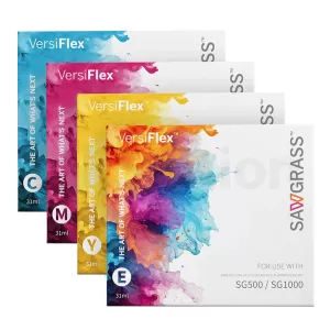 Genuine Sawgrass Versiflex CMYE Ink Set 709100 for SG500 SG1000 - 31ml each
