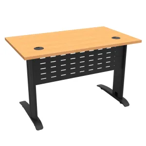 Rapidline Rapid Span Open Workstation - 1200 x 700mm Beech Top & Black Satin Base