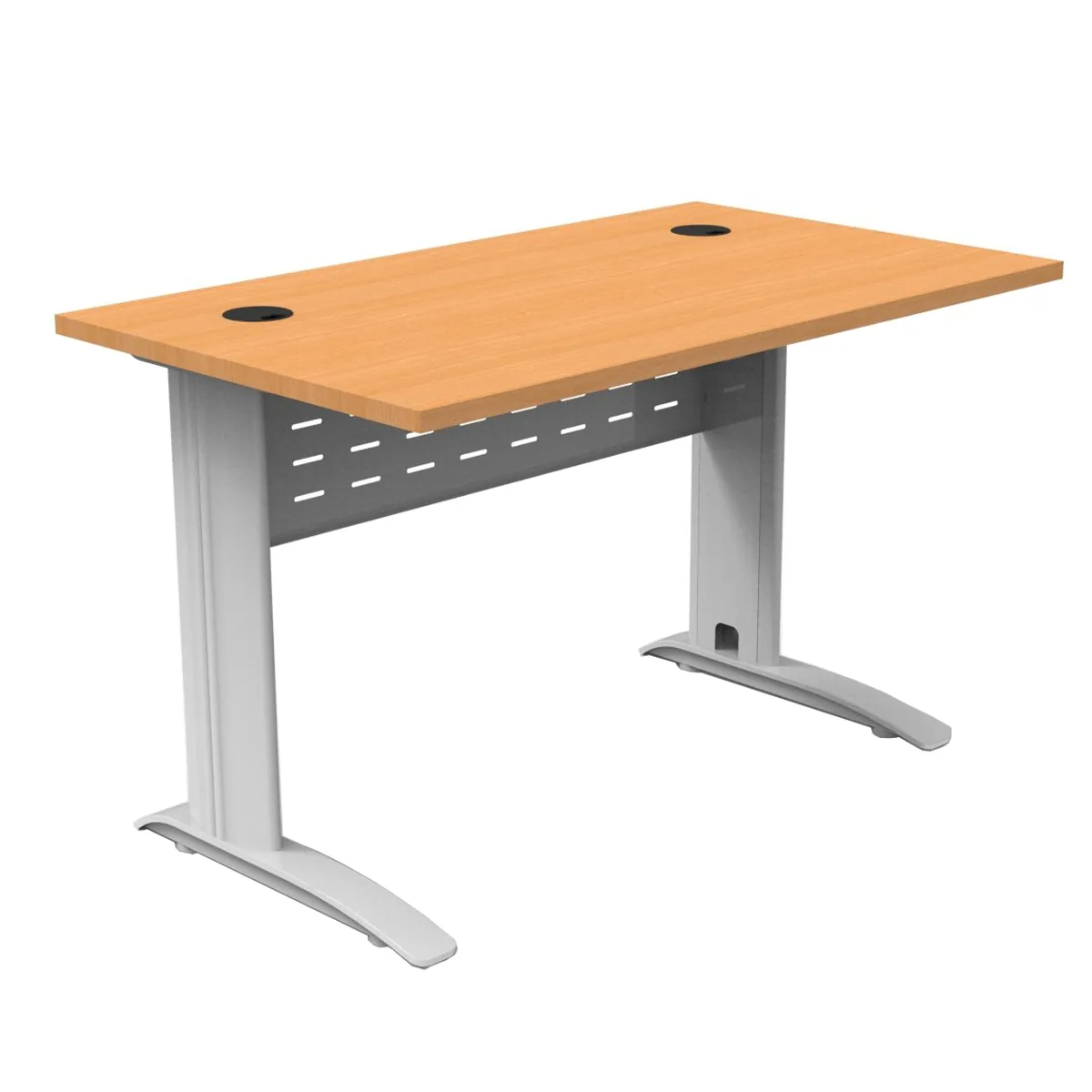 Beech Top & White Satin Base