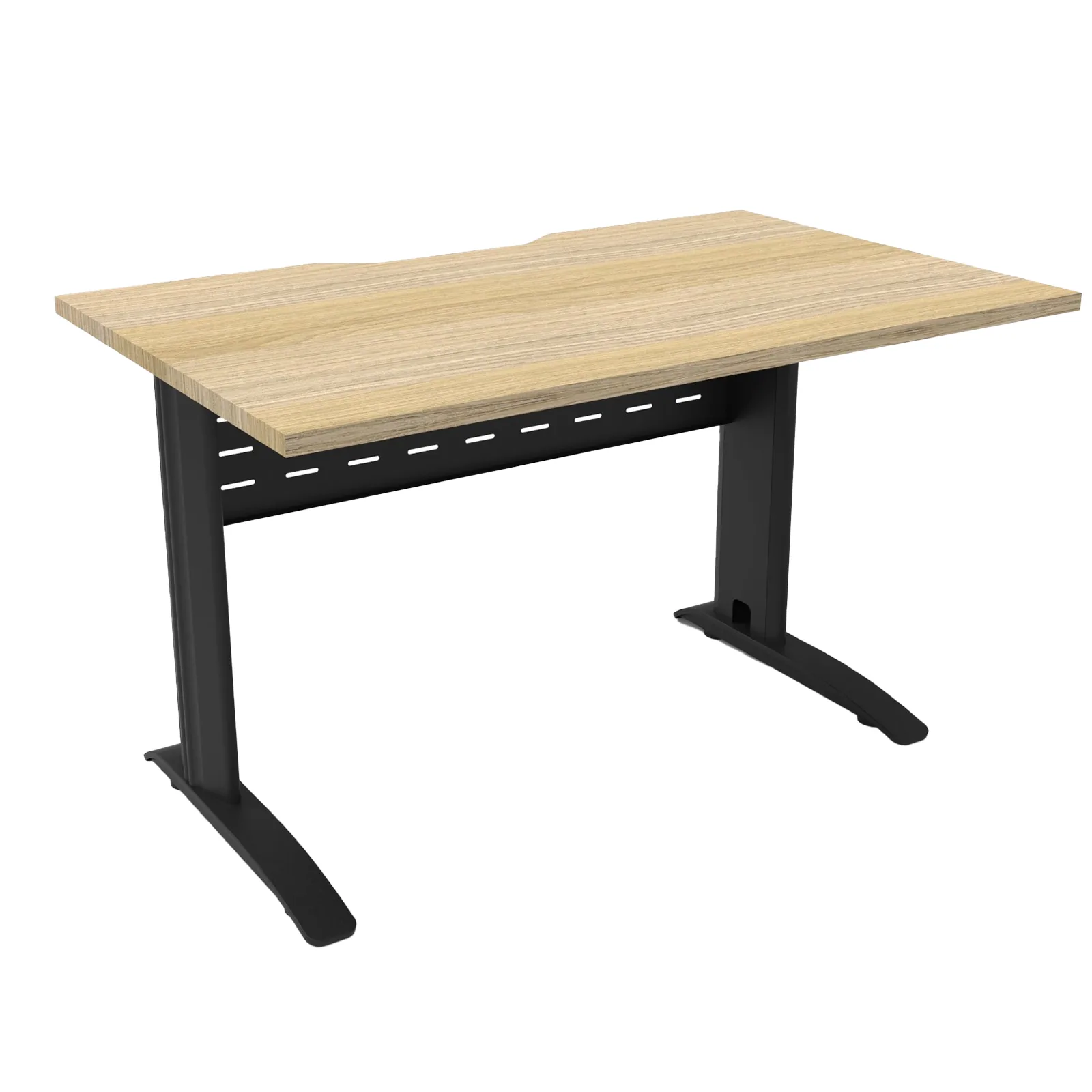 Natural Oak Top & Black Satin Base