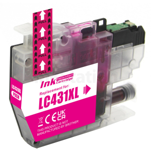 Compatible Brother LC-431XLM Magenta High Yield Ink Cartridge - 500 pages