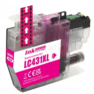 Compatible Brother LC-431XLM Magenta High Yield Ink Cartridge - 500 pages