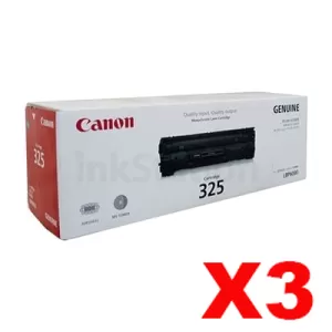 3 x Canon CART-325 Genuine Toner Cartridge - 1,600 pages