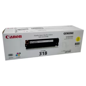 Genuine Canon CART-318Y Yellow Toner Cartridge - 2,400 pages