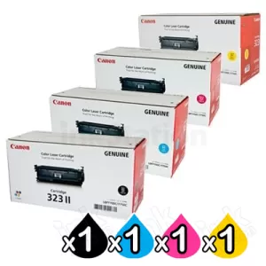 4 Pack Genuine Canon CART-323 High Capacity Combo [1BK,1C,1M,1Y]