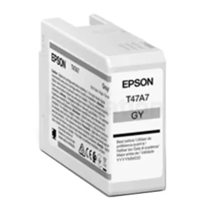 Epson T47A7 Grey UltraChrome Pro10 Genuine Ink Cartridge C13T47A700