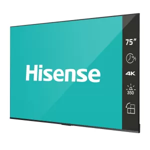 Hisense 75DP30FE 75 UHD Digital Signage 350nit 16 x 7 Android 9