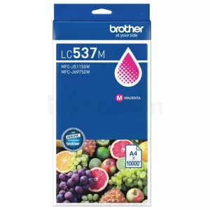 Genuine Brother LC-537M Magenta Ultra High Yield Ink Cartridge - 1,0000 pages