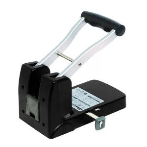 Rexel 2 Hole Power Punch 100 Sheet Black Silver