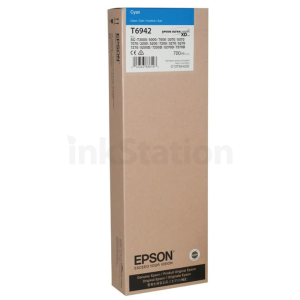 Genuine Epson T6942 Cyan UltraChrome XD 700ml Ink Cartridge C13T694200