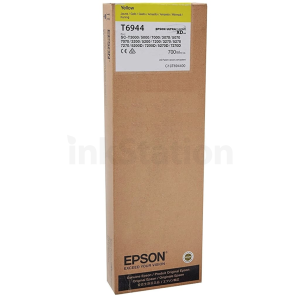 Genuine Epson T6944 Yellow UltraChrome XD 700ml Ink Cartridge C13T694400