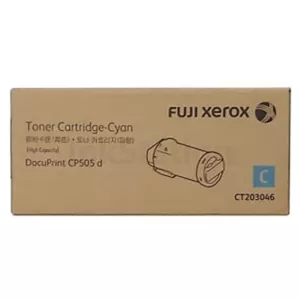 Genuine Fuji Xerox DocuPrint CP505d Cyan Toner Cartridge CT203046 - 11,000 pages