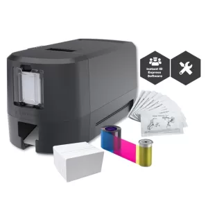 Entrust SIGMA DSE Duplex, Ethernet & USB Card Printer Starter Bundle
