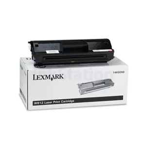 Lexmark 14K0050 Genuine W812 Black Toner Cartridge - 12,000 pages