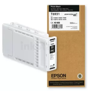 Genuine Epson T6931 Photo Black UltraChrome XD 350ml Ink Cartridge C13T693100