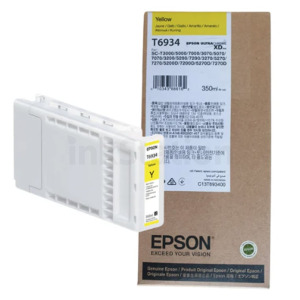 Genuine Epson T6934 Yellow UltraChrome XD 350ml Ink Cartridge C13T693400