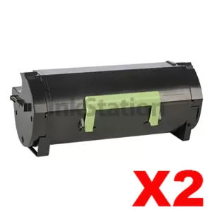 2 x Lexmark B2442 MB2442 Compatible High Yield Toner Cartridge B246H00 - 6,000 pages