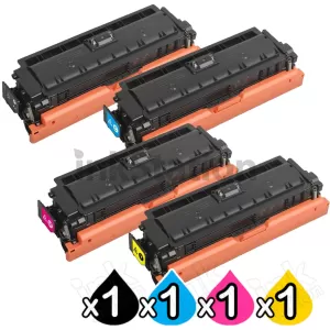 4 Pack HP W9060MC - W9063MC Compatible Toner Cartridges Combo [1BK,1C,1M,1Y]