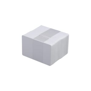 100x Evolis 0.76mm Blank White Thick PVC Cards