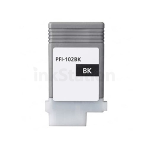 Compatible Canon PFI-102BK Black Ink Cartridge