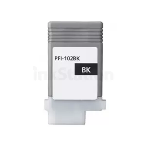 Compatible Canon PFI-102BK Black Ink Cartridge