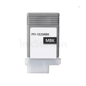Compatible Canon PFI-102MBK Matte Black Ink Cartridge
