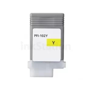 Compatible Canon PFI-102Y Yellow Ink Cartridge