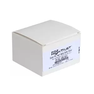 100x Evolis 0.76mm Blank White Thick PVC Rewriteable Cards with Blue Print  for Primacy 2