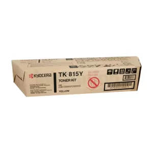 1 x Genuine Kyocera TK-815Y Yellow Toner Cartridge KMC-2630D - 20,000 pages